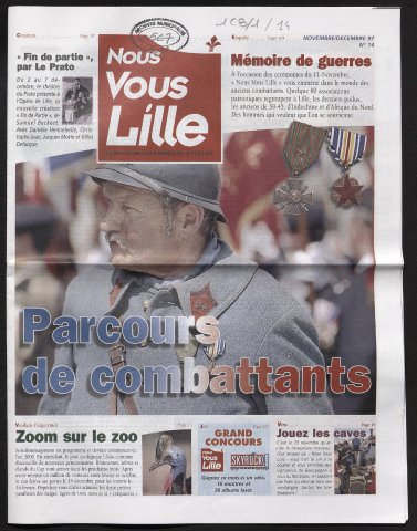 Nous Vous Lille n°14 - Parcours de combattants. Mémoire de guerres