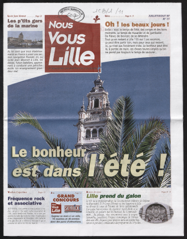 Nous Vous Lille n°11 - Le bonheur est dans l'été ! Oh ! Les beaux jours !