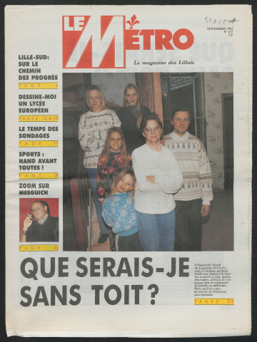 Le Métro .- Que serais- je sans toit ?