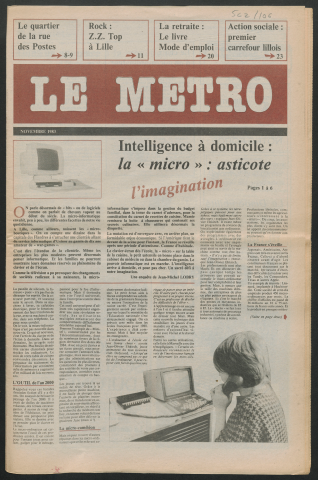 Le Métro .- Intelligence à domicile : la "micro" asticote l'imagination.