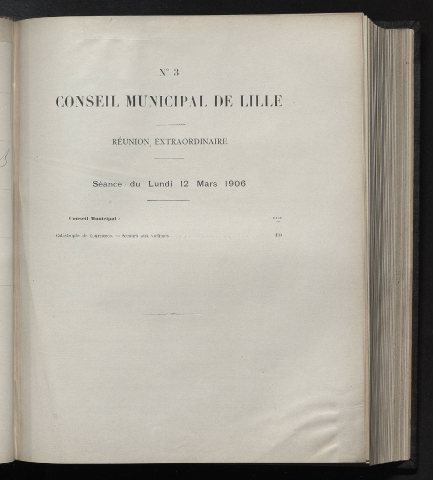 séance du 12 mars 1906