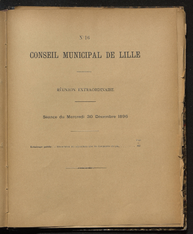séance du 30 décembre 1896