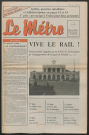 Le Métro .- Vive le rail.