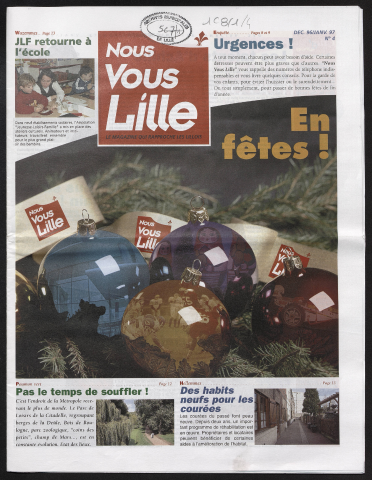 Nous Vous Lille n°4 - En fêtes !