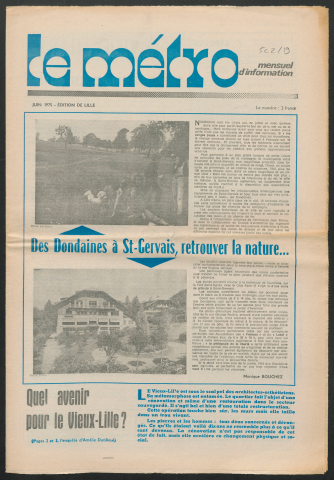 Le Métro .- Des Dondaines à Saint-Gervais, retrouver la nature&