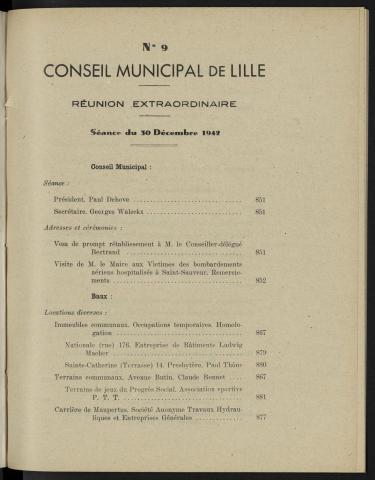 séance du 30 décembre 1942