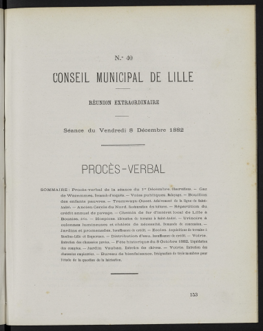 séance du 08 décembre 1882
