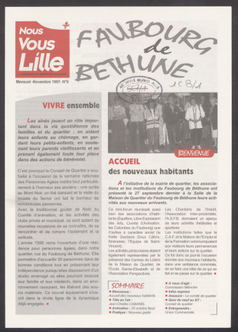 Nous Vous Lille - Editions des mairies de quartiers - n°9