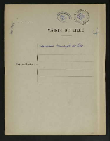 Commission municipale des fêtes.