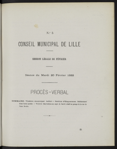 séance du 20 février 1883