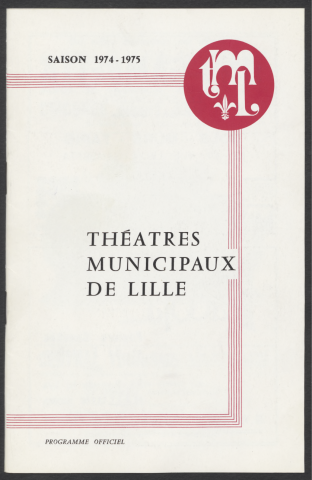 Mam'zelle Nitouche, 19-27/10/1974.