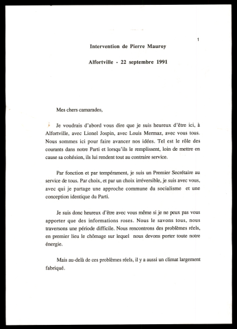 Réunion Motion 1. (Alfortville)