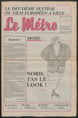 Le Métro .- Nord, t'as le look !