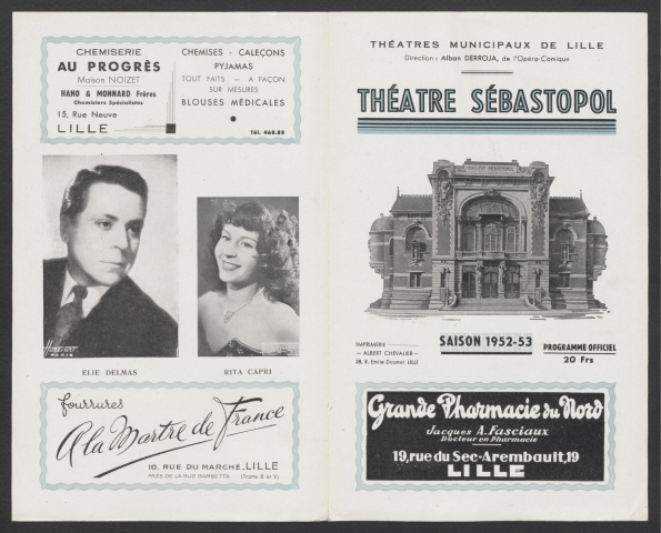 La belle de Cadix, 07-15/02/1953.